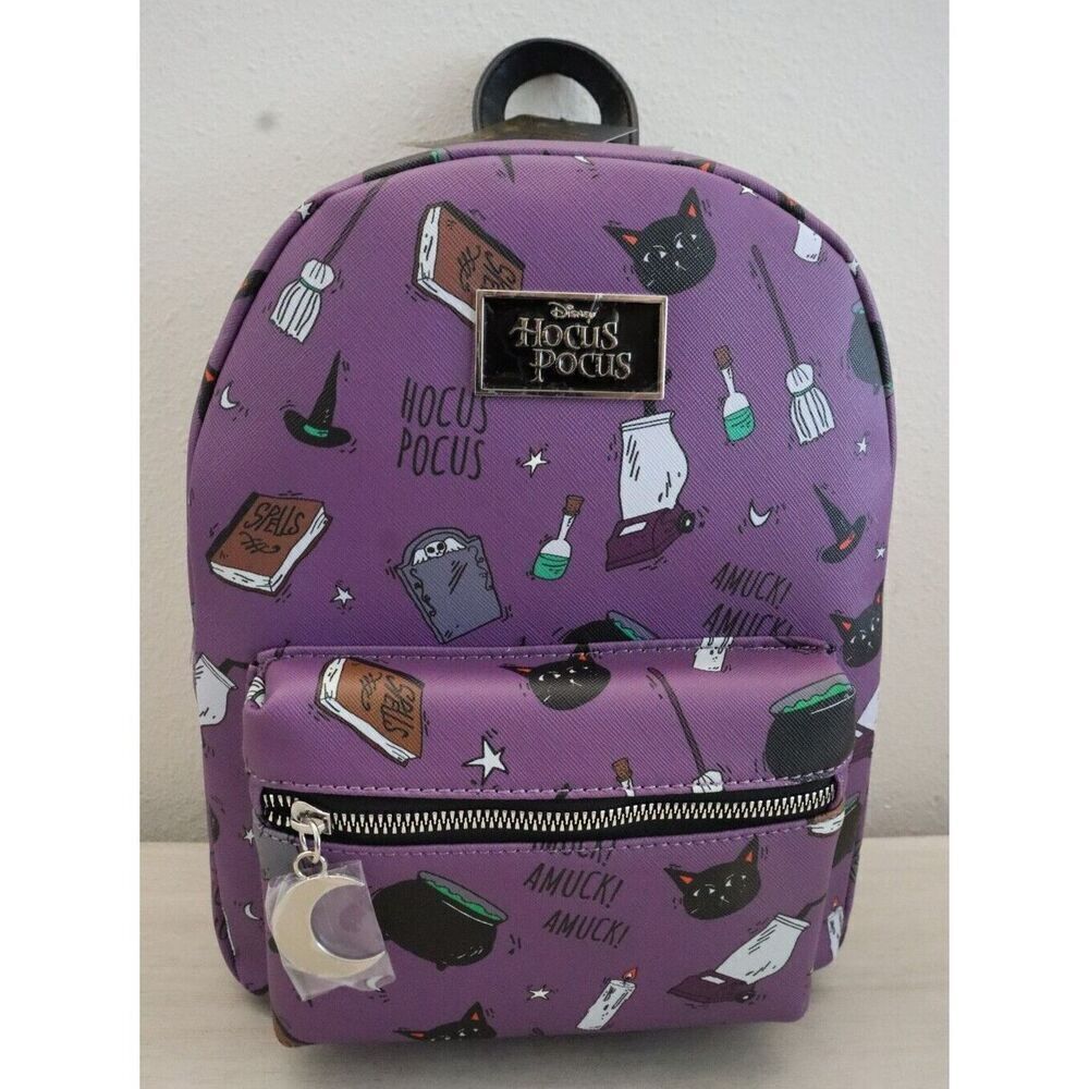 BioWorld Hot Topic 15630267  Women's Purple Hocus Pocus Icons Backpack
